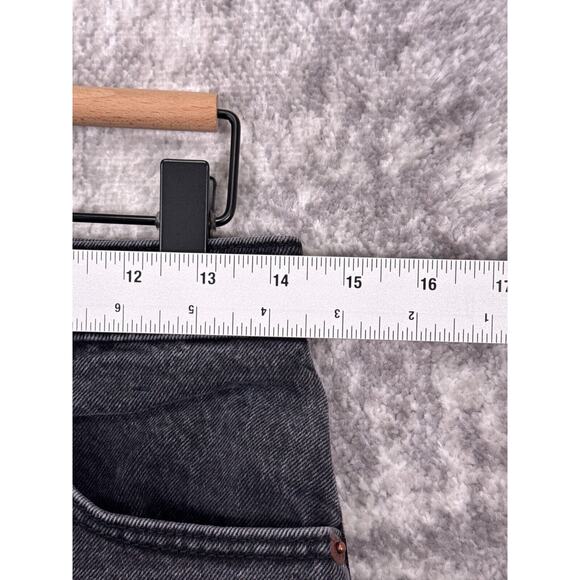 Abercrombie & Fitch Jeans 28 / 6L Womens 90s Straight Curve Love Black Denim - Picture 3 of 7